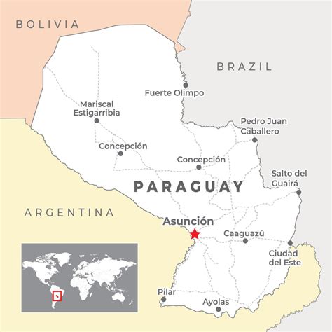 paraguay capital city|important cities in paraguay.